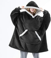 Large Hoodie Blanket With Sleeves