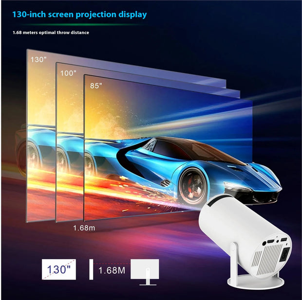 HY300 Pro Projector Home Theater Entertainment Portable Small Projector