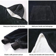 Large Hoodie Blanket With Sleeves