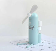 Portable USB Humidification Handheld Fan